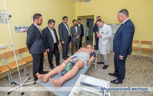 
        Делегацию Исламской Республики Иран встречали в БГМУ			    