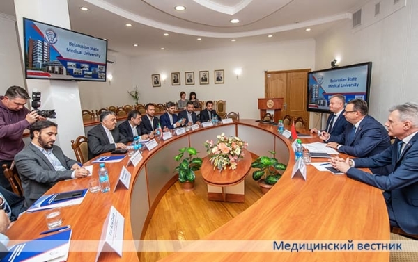 
        Делегацию Исламской Республики Иран встречали в БГМУ			    