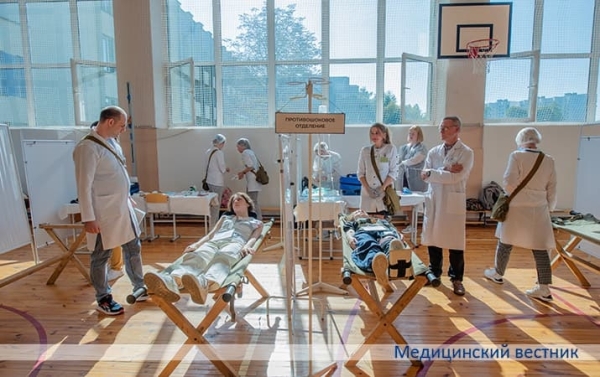 
        В ГКБСМП прошли командно-штабные учения в режиме ЧС			    